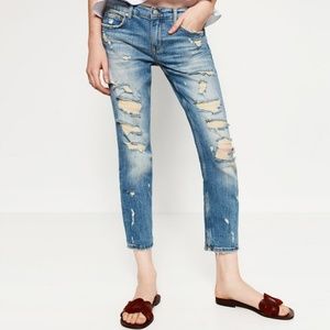 Zara cigarette jean